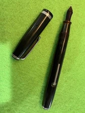 Vintage Esterbrook 2556 Black Fountain Pen Lever Fill, Screw top, USA
