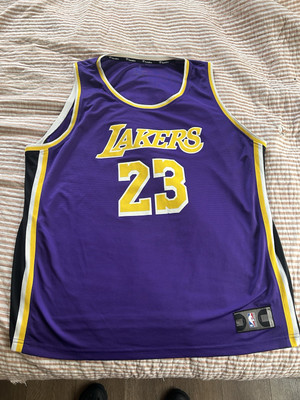 Los Angeles Lakers Lebron James No. 23 Away Jersey by Fanatics New Without Tag | eBay UK