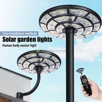11000W 360° Road Solar Street Light LED Motion Sensor Dusk Dawn High Intensity