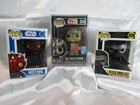 Star Wars Funko Pop Figurines, Darth Maul #09, OB1 #536, Kylo Ren #308