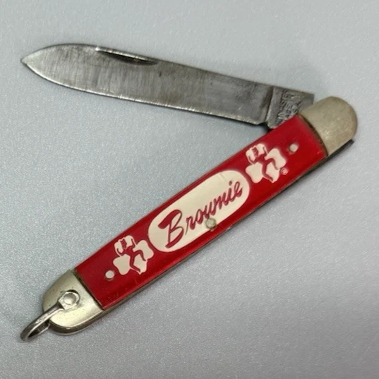 25+ Red Original Vintage Folding Knives 1 Blades for sale