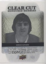 2021 Upper Deck Series 1 Clear Cut Honoured Members 45/100 Serge Savard HOF 1hh