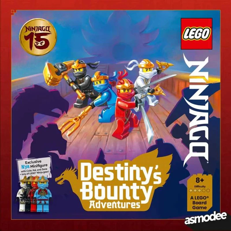 LEGO Ninjago Destiny’s Bounty Adventures Boardgame, Exclusive Figure & Contoller