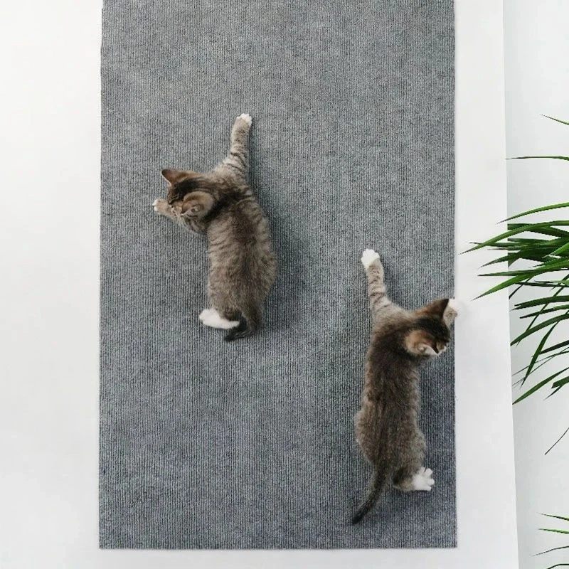 Trimmable Cat Scratching Mat Self Adhesive Furniture Protector Carpet Pad Sofa - Image 3 of 4