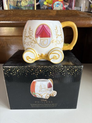 Disney Cinderella Carriage Pumpkin Coffee Mug Tea Cup Disney Princess 20oz New