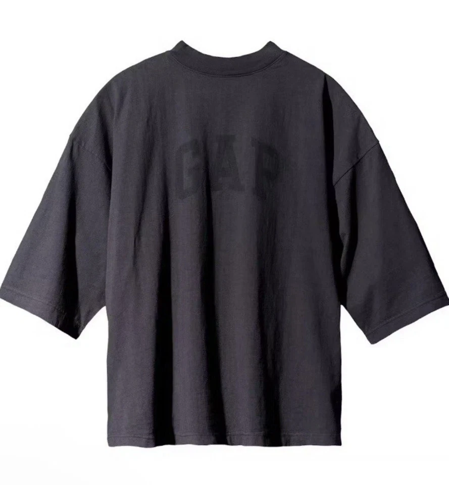 Camiseta Yeezy Gap Balenciaga 3/4 Color Paloma Negra Talla Grande Nueva Sellada en Bolsa Foto 2 de 4