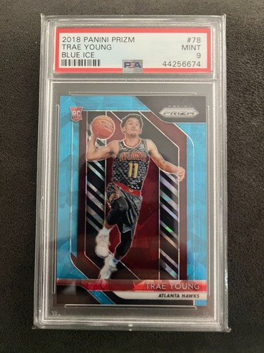 Trae Young [Blue Ice Prizm] #78 2018 Panini Prizm card