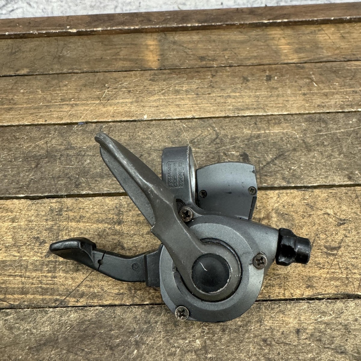 Vintage Shimano XTR SL-M952 LEFT Trigger Shifter MTB Gray 9s Japan