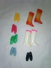 Vintage Barbie Doll 1960's Mod Squishy Shoes Lot! Htf! Rare!