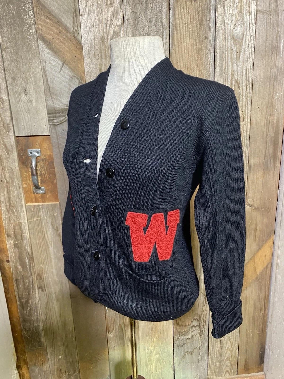 Vintage 40’s Skookum 100% Virgin Wool Woman’s School Sweater Size M
