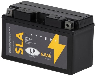 YT7B-BS AGM Motorradbatterie 6,5Ah 12V LANDPORT YT7B-4 50719 CT7B-4 GT7B-4 Akku