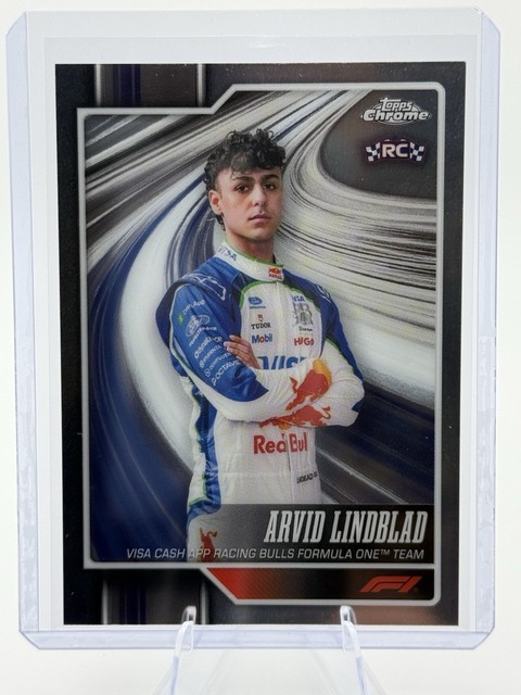 2026 Topps Chrome Formula 1 F1 #12 Arvid Lindblad RC