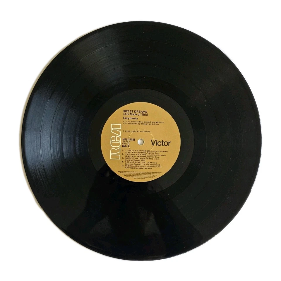 EURYTHMICS "Sweet Dreams (Are Made Of This)" 1983 AUSSIE 10Tk VINYL LP - Image 4 of 4