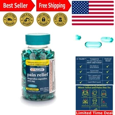 Effective Pain Relief - A+ Health Ibuprofen 200mg Softgels, 240 Liquid Capsules