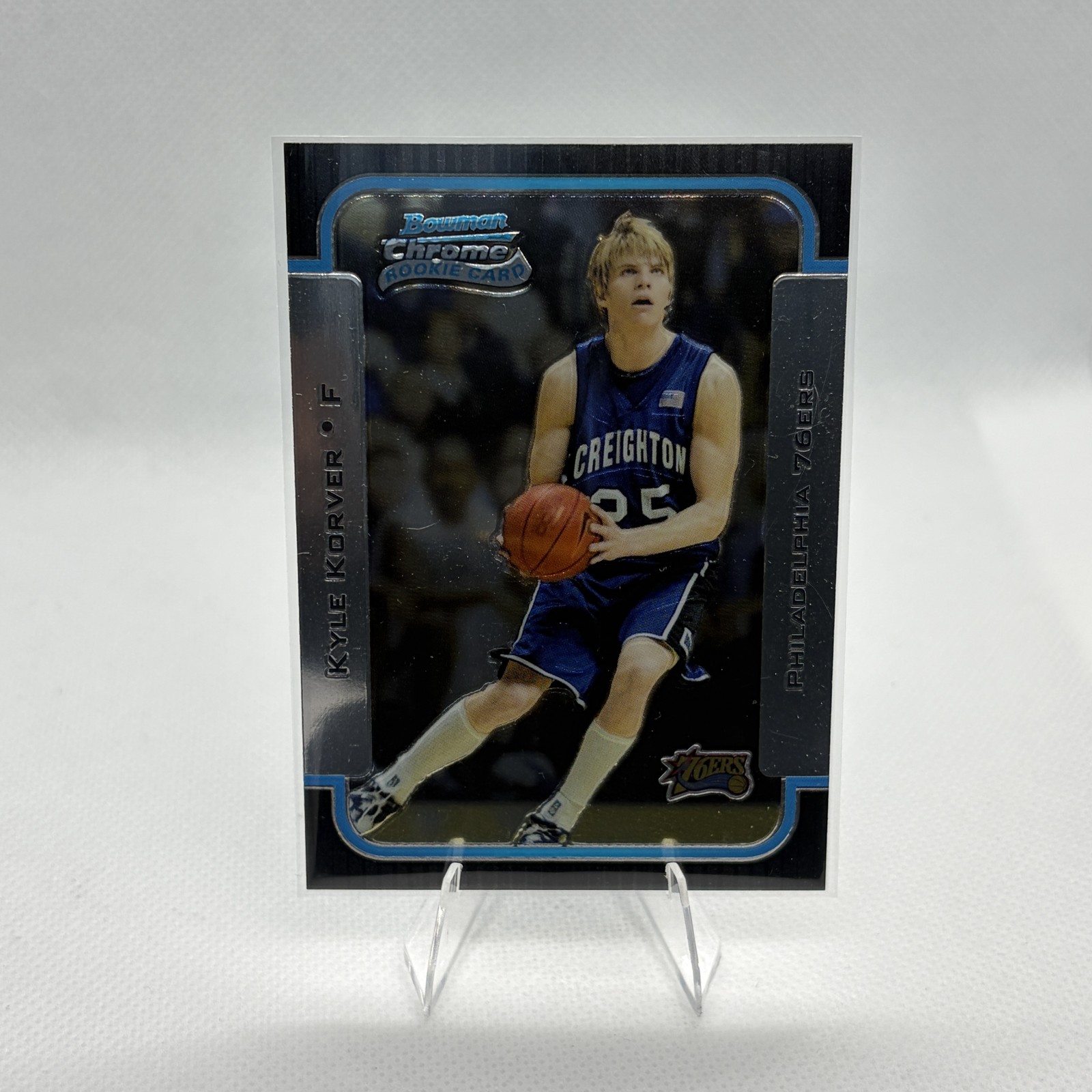 2003-04 Bowman #129 Kyle Korver Chrome RC Philadelphia 76ers Rookie