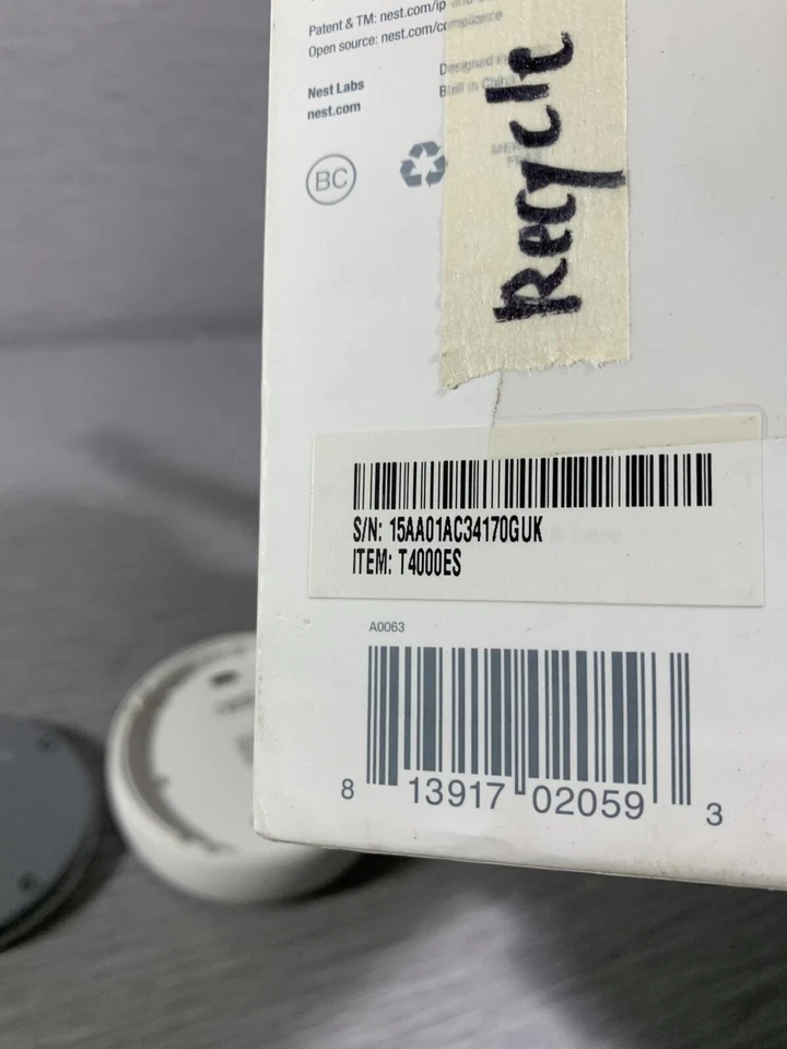 Termostato inteligente Nest - Blanco (T4000ES) *PARA PIEZAS SIN PROBAR* Foto 3 de 3