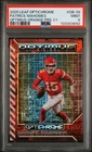 2025 Leaf Optichrome - Patrick Mahomes - Optimus - Orange Prismatic - PSA 9