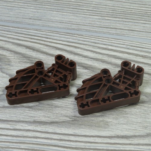 LEGO Bionicle - Replacement - 41665 - Bohrok Ribcage - Liftarm, Lot of 2 - Brown - Picture 7 of 7
