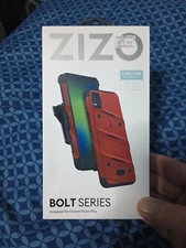 Brand New ZIZO Bolt for Cricket Vision Plus Case with Screen Protector Red