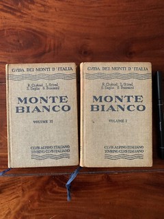 CAI ALPINISMO Guida Monti Italia MONTE BIANCO Chabod Grivel Buscaini Saglio