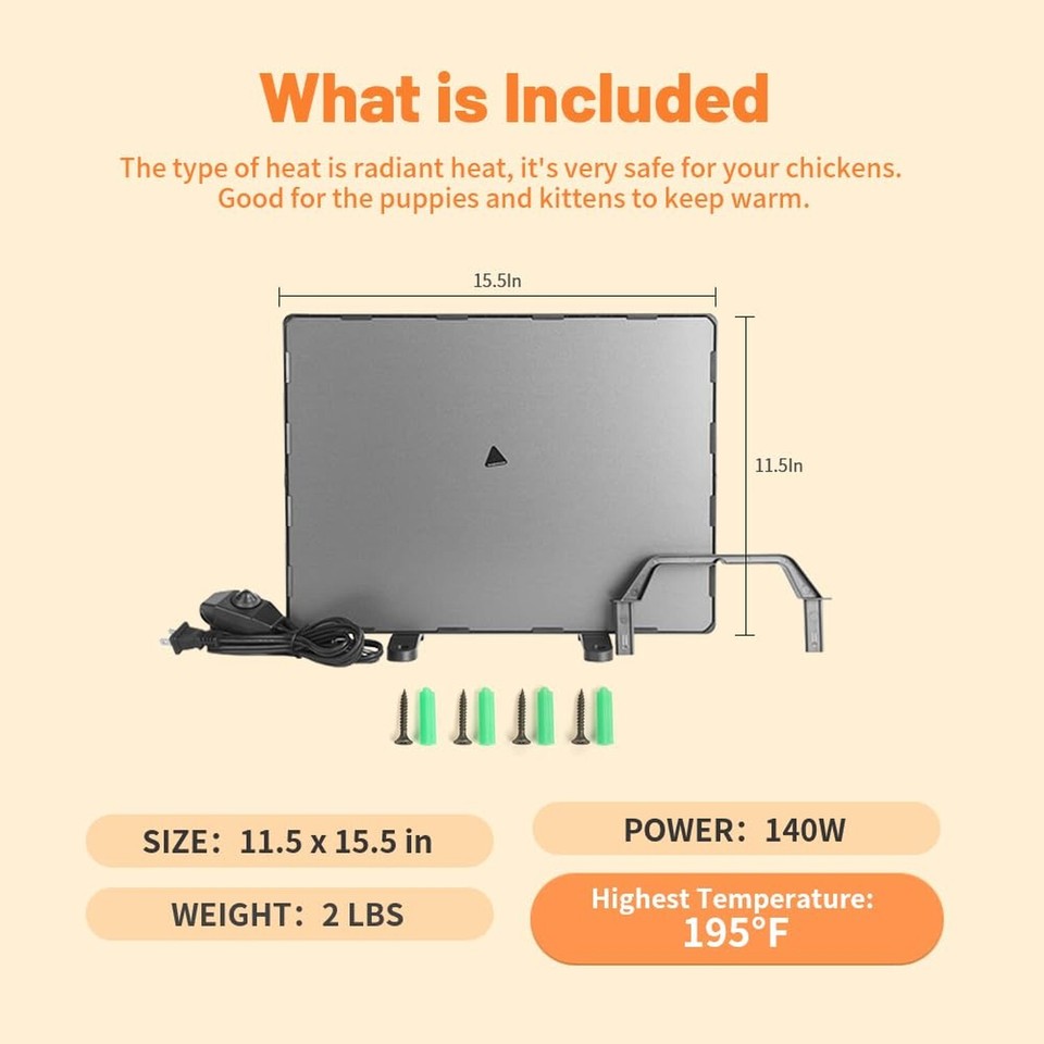 Chicken Coop Heater Chicken Coop Heater fo Winter Safe Chicken Coop