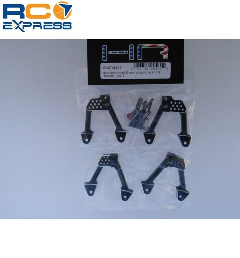 Hot Racing Axial SCX10 II 2 Aluminum Front And Rear Shock Towers SCXT28301 - Image 2 of 2