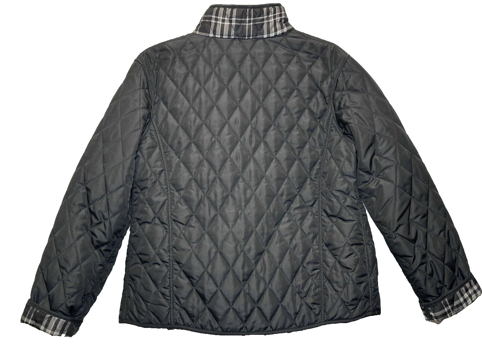 Jane Ashley Light Puffer Polyester Jacket Black W… - image 5