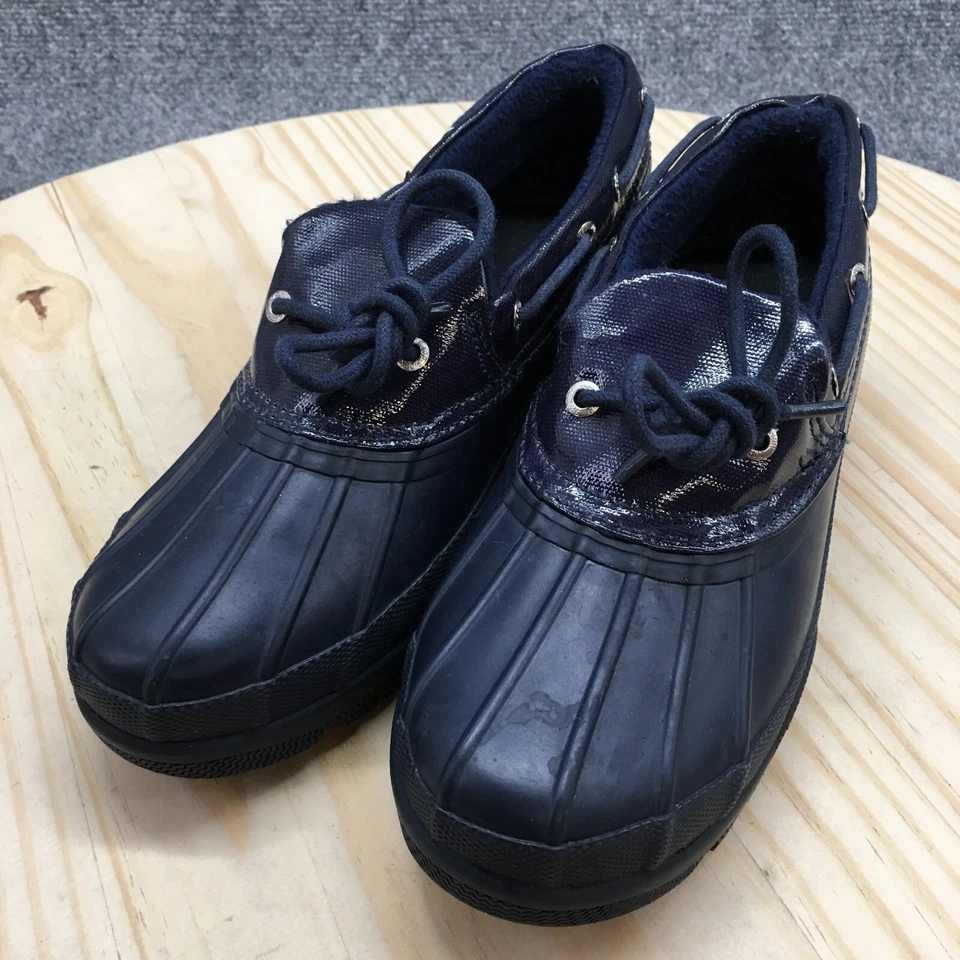 Botas Sperry Impermeables Lluvia Pato Mujer 7 Azul Goma Sin Cordones STS93574 Foto 3 de 4