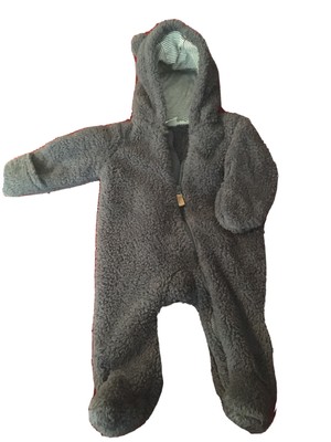 baby boy carter's sherpa bunting pram