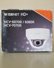 Wisenet HD+ HCV-6070R 2MP Analog Dome Camera. New Open Box. [F45 69]