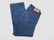 Levis 501 Button Fly Straight Leg Y2K Vintage Dark Wash Jeans Mens 40x32 537303