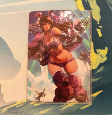 DVA Overwatch Diva Swimsuit Doujin Waifu Custom Doujin Goddess Story Card