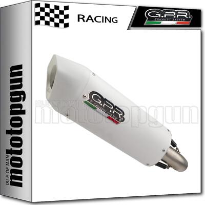 exhaust racing white aluminium gpr for aprilia sx 125 2024 24
