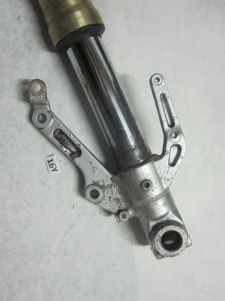 Yamaha YZF R1 1998 1999 2000 2001 horquilla delantera derecha pierna OEM tubo de suspensión Foto 3 de 4