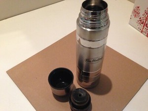 tim hortons stainless steel thermos