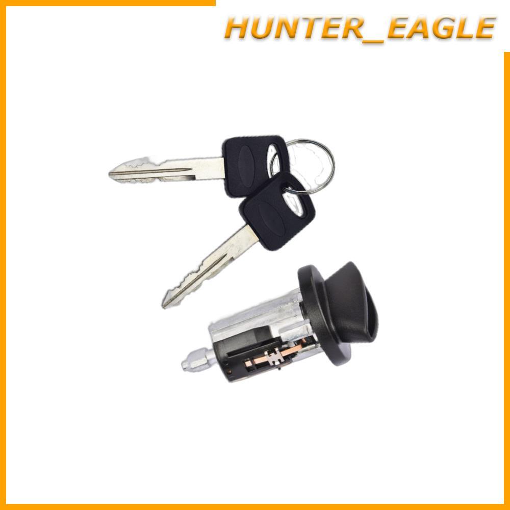 Ignition Switch Door Trunk Lock Cylinder Key Set For Mazda B2300