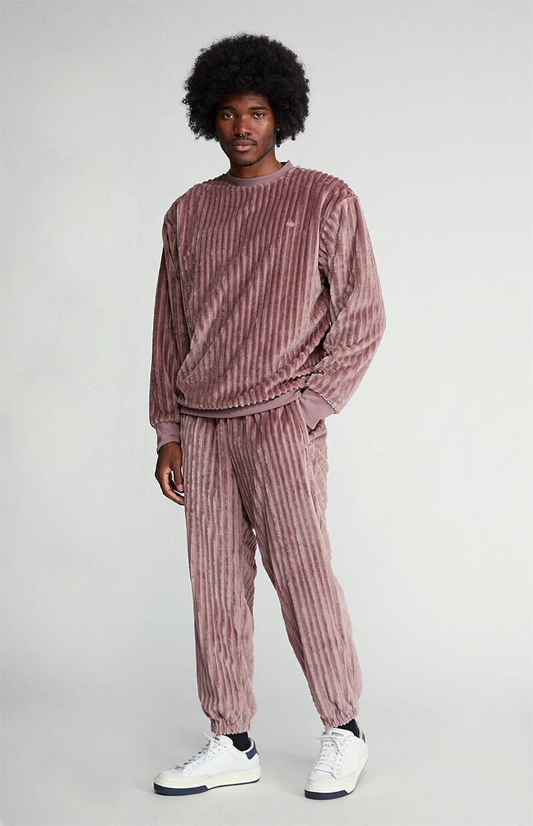 adidas Originals Men's Adicolor Velvet Contempo 3D Sweat Suit