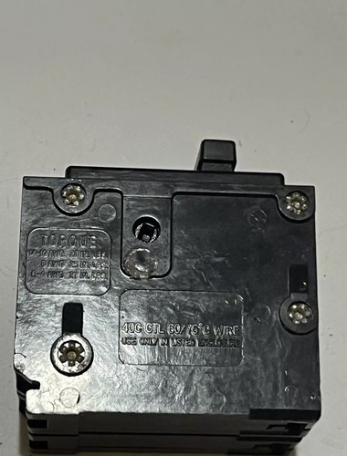 CUTLER HAMMER 15AMP CIRCUIT BREAKER 2 POLE - Picture 5 of 5