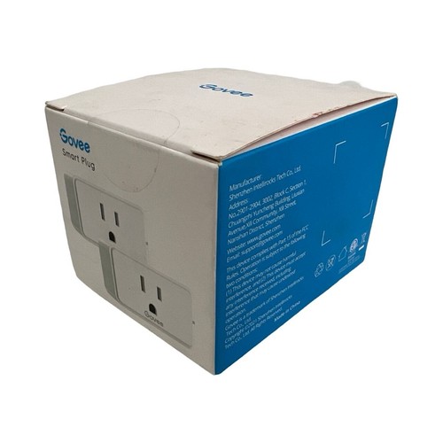 Govee Dual Smart Plug Confezione da 2, Presa Bluetooth WiFi 15A, Funziona con Alexa - Foto 11 di 12