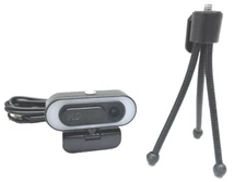 1080P HD Auto Focus Webcam For PC Laptop Desktop w/Tripod light