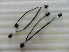 63-67 Corvette Headlight Wire Harness Looms Extensions Pair New