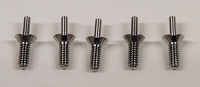 JAG Hobbies Screw-Post Guide Pins for TR-3 or T-Jet style Slot Cars - L