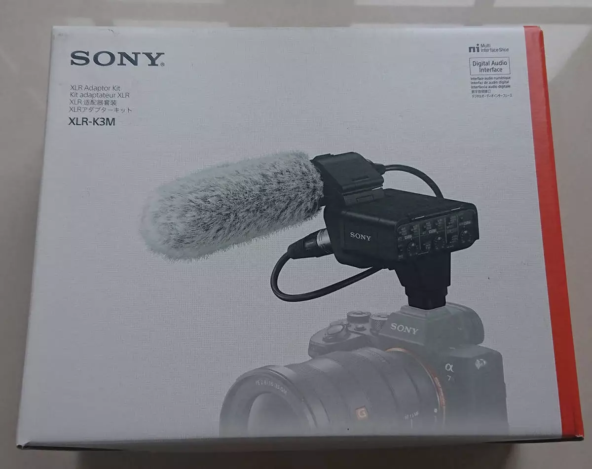 Sony XLR-K3M Digital XLR Audio Adapter Kit with Shotgun Microphone