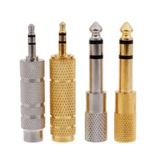 Convenient 3.5mm Male to 6.35mm Female Plug Converter for Music Enthusiasts