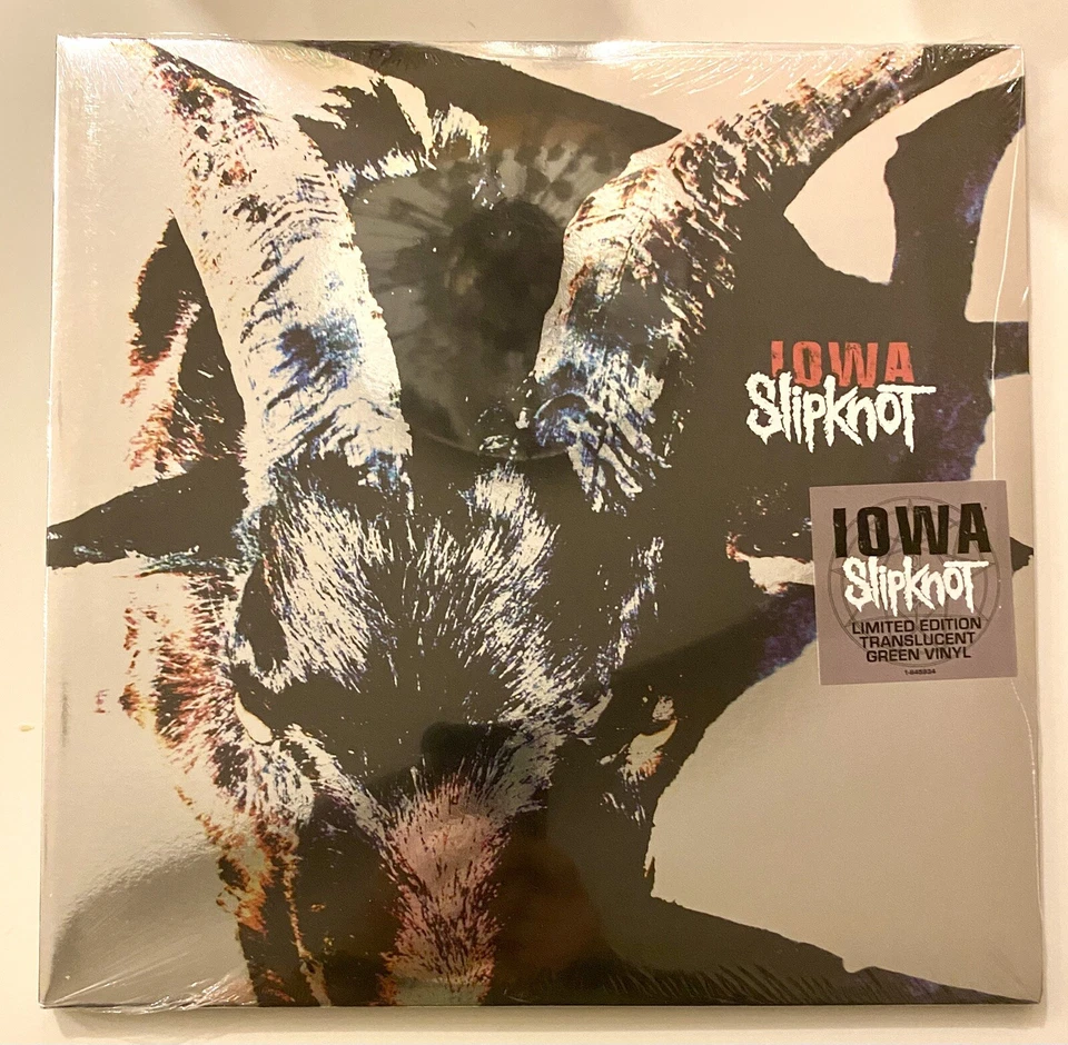 Slipknot - Iowa Ltd Edition Translucent Green Double Vinyl 2LP New MINT UK Stock - Image 2 of 4