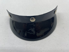 2X NOS Vintage 3 Snap Black Helmet Visor Vint...