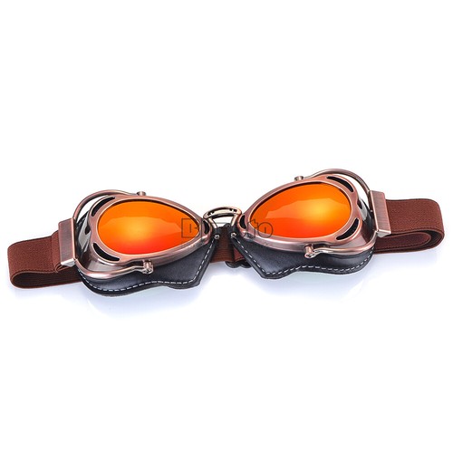 Retro Motorcycle Dirt Bike Off Road Goggles For Cafe Racer Eyewear Outdoor Sport - Imagen 3 de 15