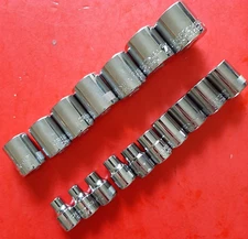 NEW CRAFTSMAN TOOLS 17pc  3/8" Drive  METRIC Shallow 6 Point Socket Set 6-22mm