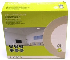 Luceco Essence Circular Slimline Downlight, 6W, 360lm, 4000K, White