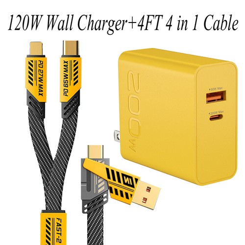 200W Fast Charging USB Type C Wall Charger For Samsung Galaxy S24 Ultra S23 S22 - Picture 21 of 23
